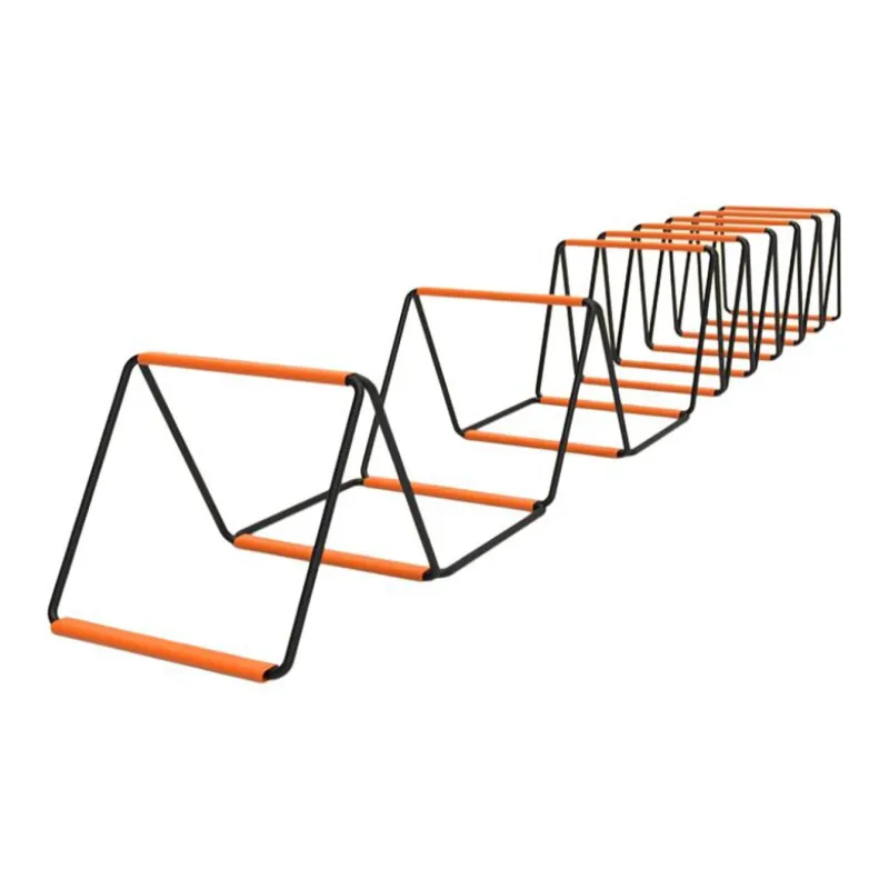 MIKING Soft Rope Ladder Black Orange Carbon Steel Woven-8
