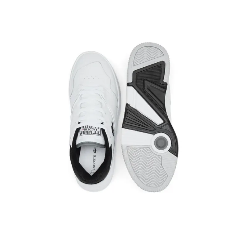 LACOSTE Low-Top Skateboard Shoes Men's White-4