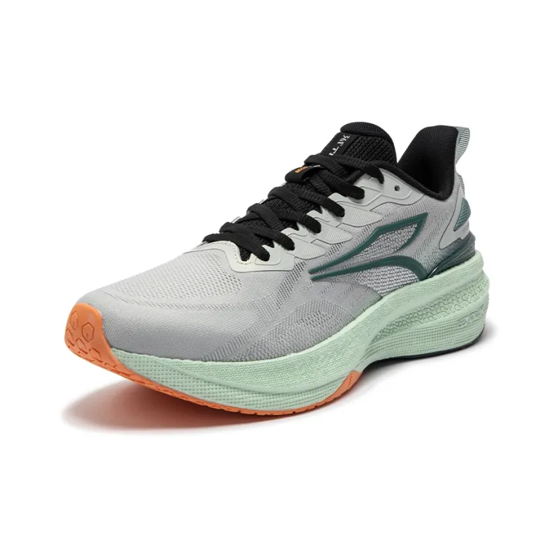 361° Cushioning Anti Slip And Wear Resistant Low Top Running Shoes Men's Dark Pine Green-1