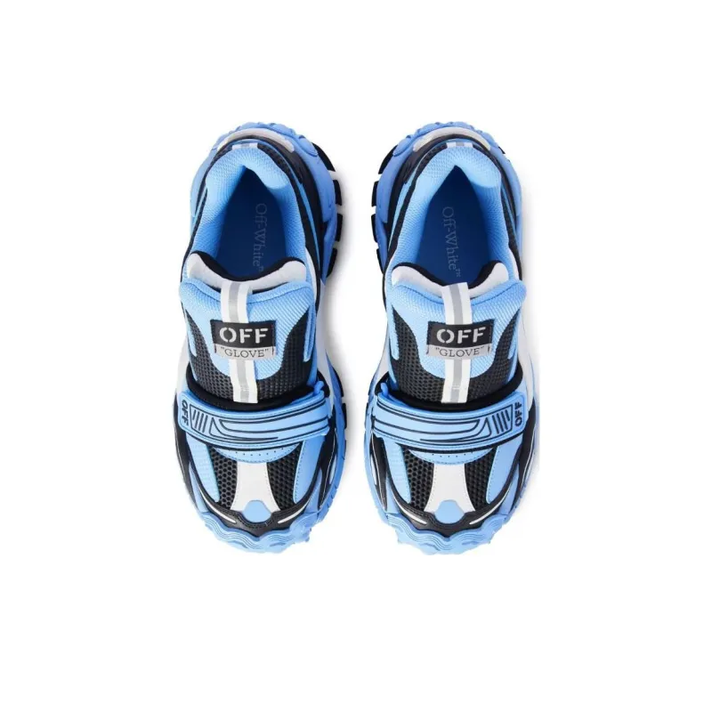 OFF WHITE Glove Slip On Blue Women's-4