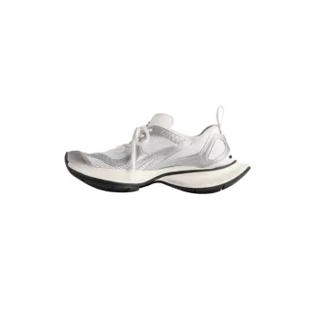 Balenciaga Circuit Sneakers 'White And Silver Polyester Nylon Tpu And Polyurethane' Women's
