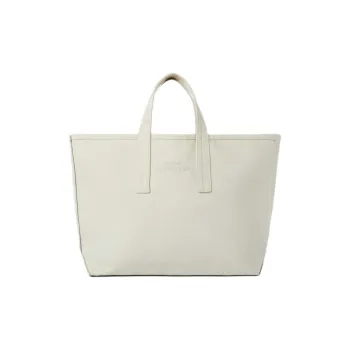 STUDIO NICHOLSON Cotton Canvas Bag, Tote Bag, Shopping Bag, Shoulder Bag, Handbag Small Size Unisex Dove Color