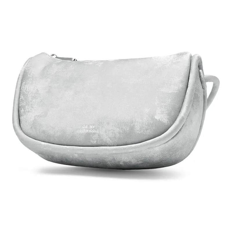 JOSINY PU/Split Cow Leather Shoulder Bag Women's Black/Silver Gray/Yellow/Army Green/Nude Pink-7