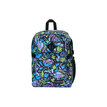 JanSport Polyester Backpack Unisex Dark Blue Multicolor