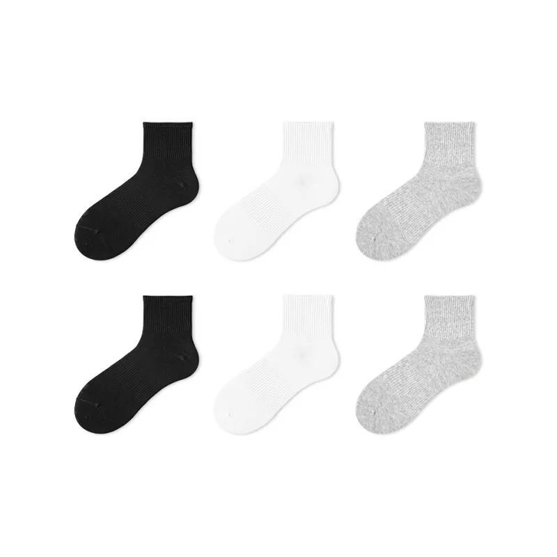 SOIE Mid Calf Socks Unisex 6 Pack-20