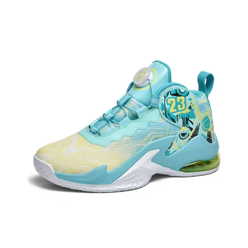 MUSNODO Cushioning, Slip Resistant, Abrasion Resistant, Breathable, Coverage, Rebound Mid Top Basketball Shoes Unisex-8