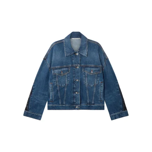 Stella McCartney Denim Jackets Women's Denim Blue