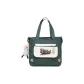 Green Shoulder Bag with White Duck Charm