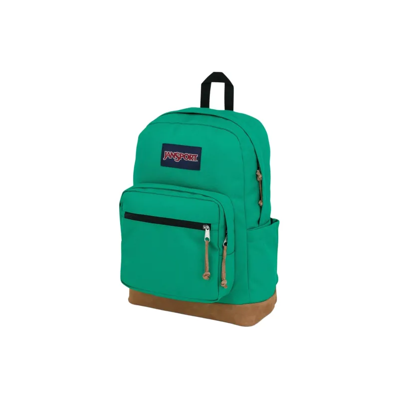 JanSport Suede Backpack Unisex Dark Green-1