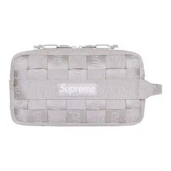 Supreme Fabric Clutch Regular Unisex Gray