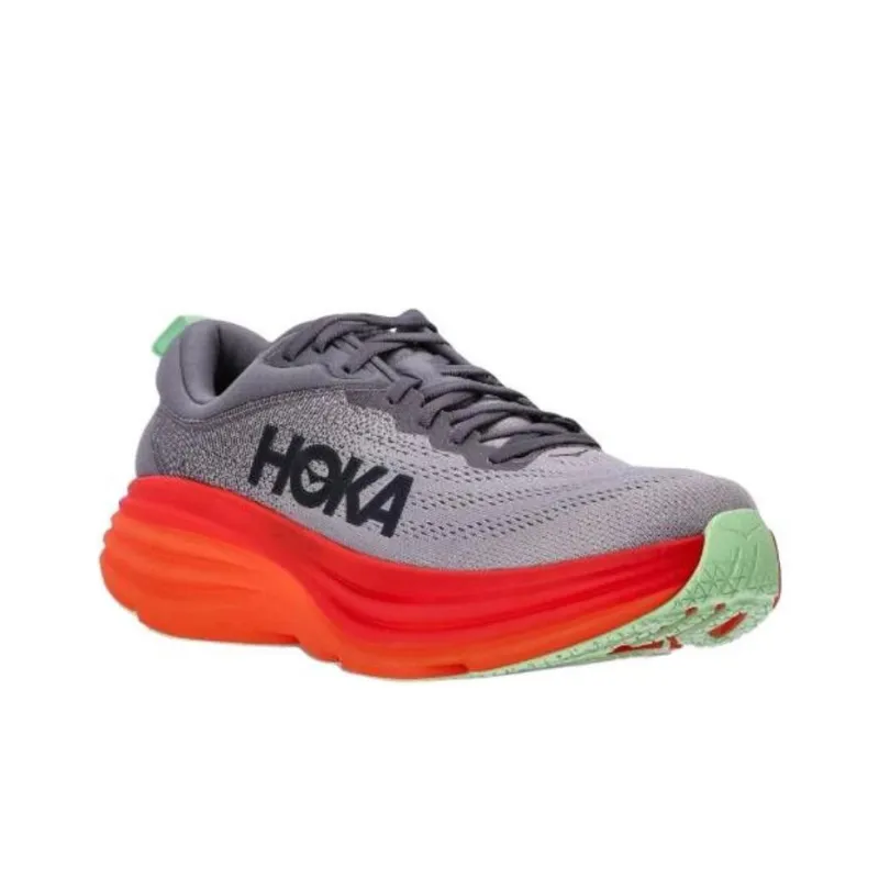 HOKA ONE ONE Bondi 8 Castlerock Flame-2