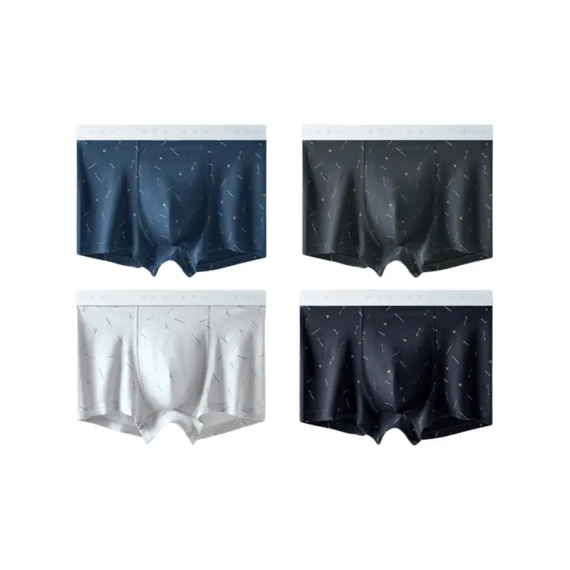 H-YXIANG Underpants Men's 4 Pack-0