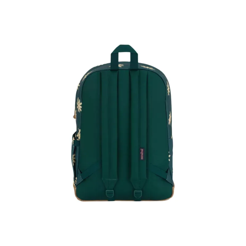 JanSport Cordura Fabric Bonded Suede Backpack Unisex Deep Pine-2