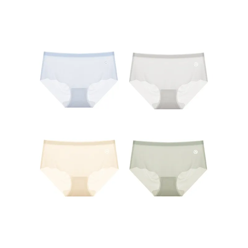 Flowers In Water Underpants Women's 4 Pack-6