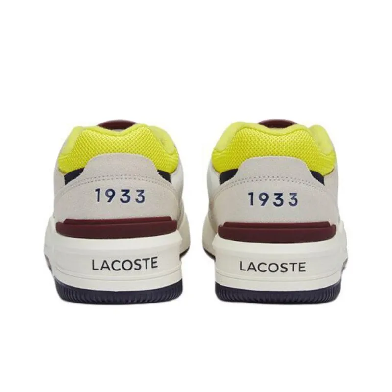 LACOSTE Low Top Skateboard Shoes Women's Yellow-3