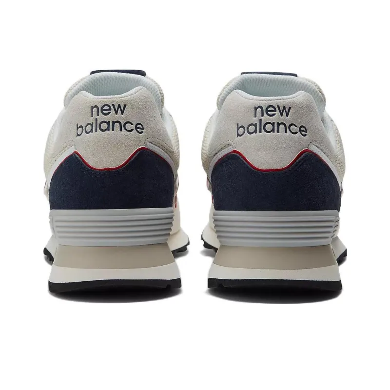 New Balance 574 White Red Navy-4