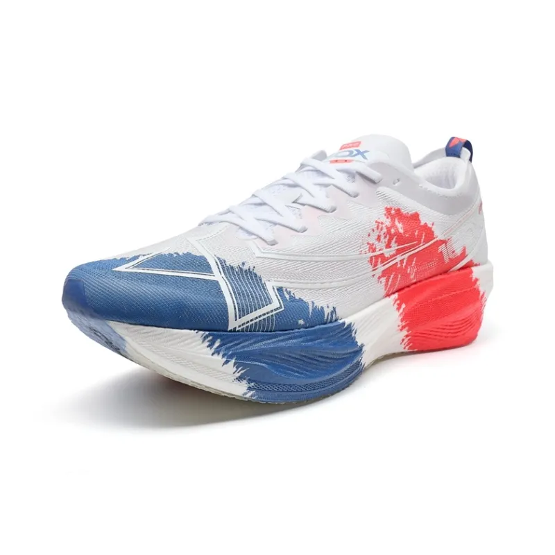 XTEP 160X 5.0 PRO Running Shoes Women's Low Top New White/Sky Blue/Laser Red-2