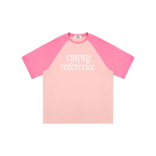 EMPTY REFERENCE T-Shirts Unisex Pink