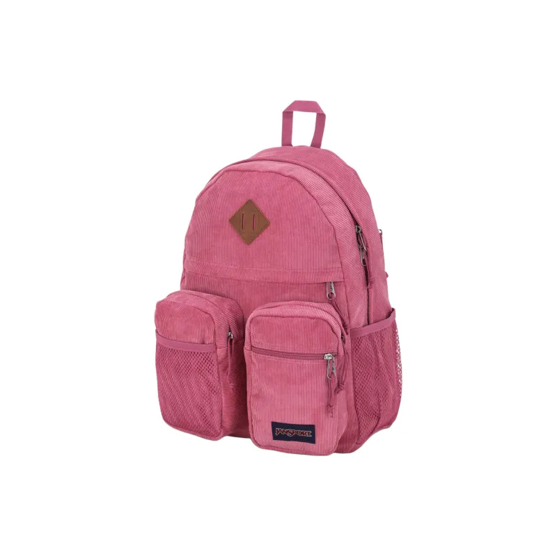JanSport Polyester Backpack Unisex Purple Haze Corduroy-3