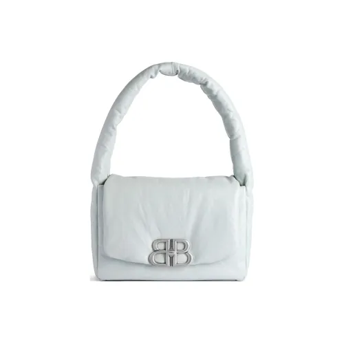 Balenciaga Cow Leather Handbag, Shoulder Bag Small Size Women's Light Blue