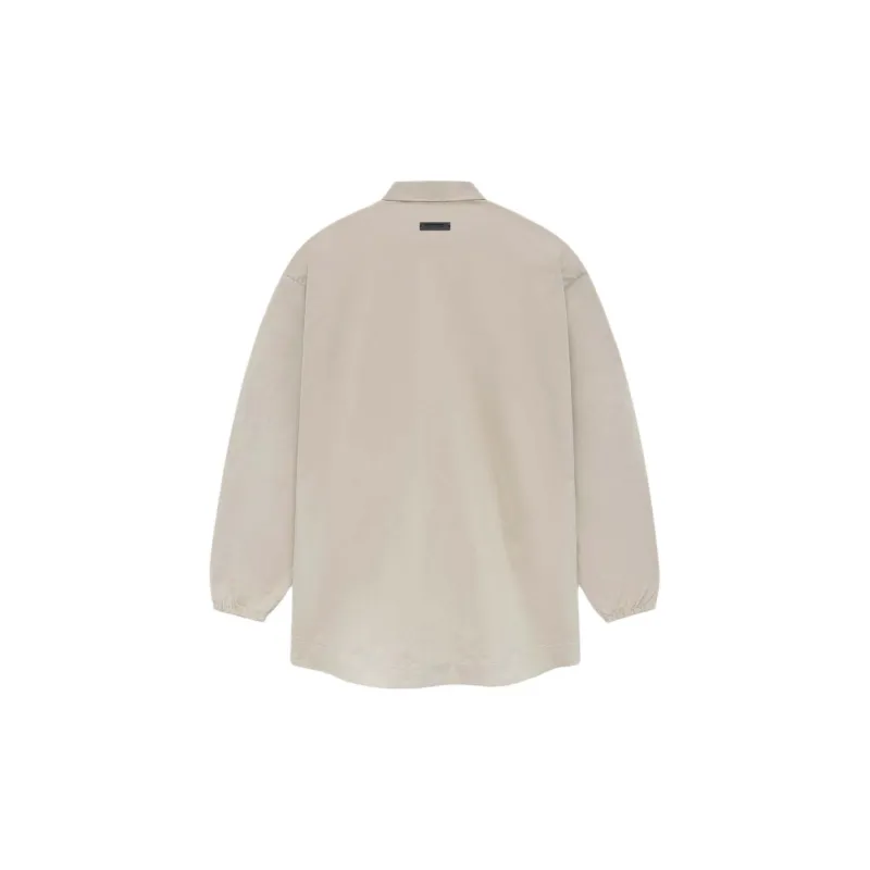 Fear Of God Essentials Core Collection Cotton Twill Overshirt-1
