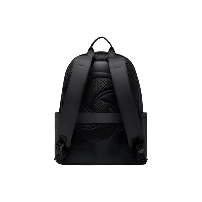 SAMSONITE Fabric With Microfiber Leather Backpack Large Size Men's Black-2