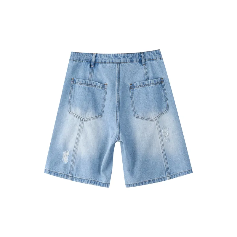 ER Denim Shorts Unisex-5