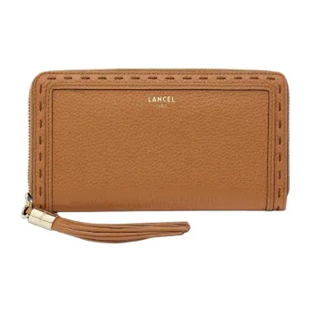 LANCEL Premier Flirt Leather Long Wallet