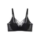 [Lace-Up Style]Black-Bra