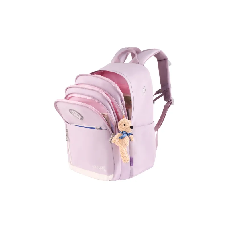 UNIVERSITY OF OXFORD Fabric Backpack Regular Unisex Khaki/Bean Green/Taro Purple-11