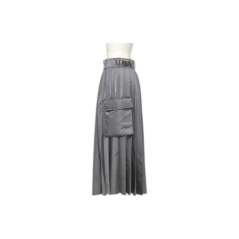 Sacai Pleated Midi Skirt-2