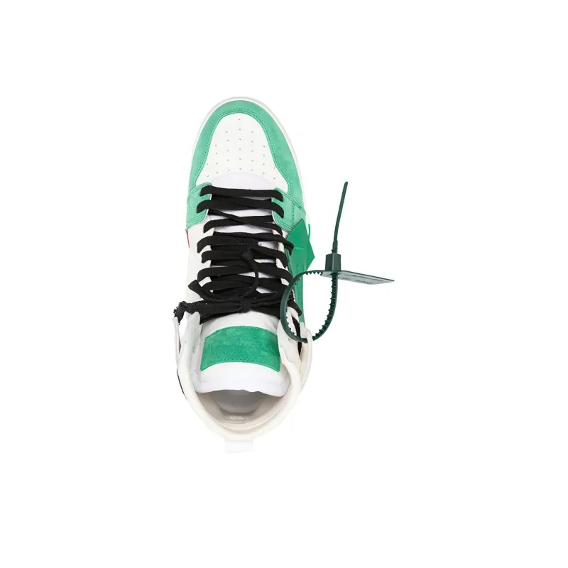 OFF WHITE Vulc High White Green-3