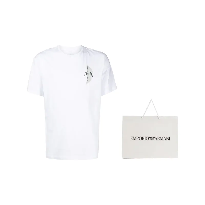 ARMANI EXCHANGE SS22 Regular T Shirt Men's White-1