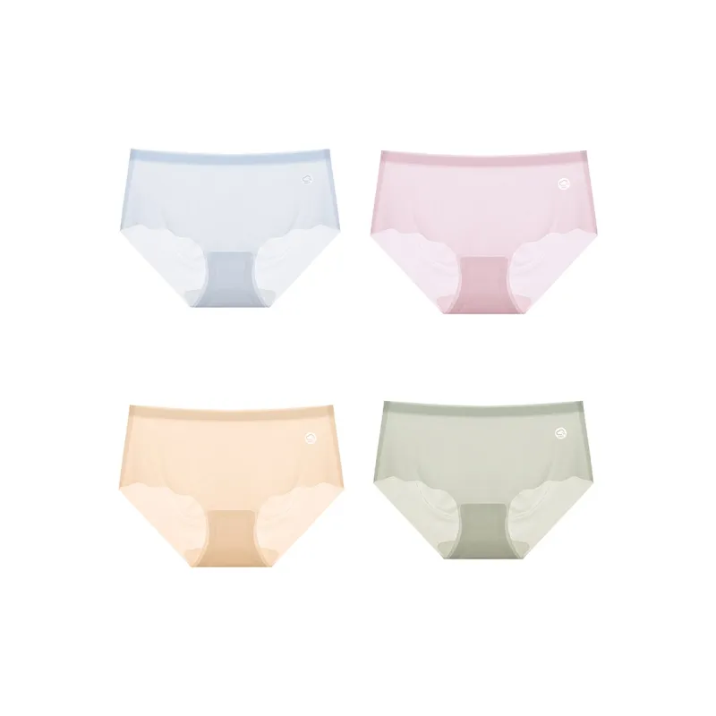 Flowers In Water Underpants Women's 4 Pack-18