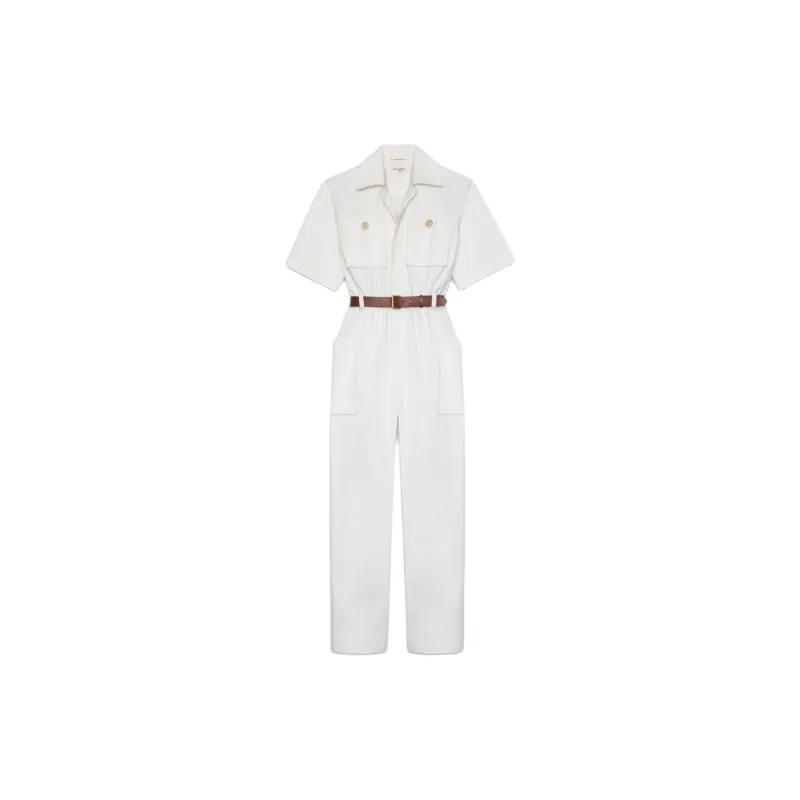 SAINT LAURENT Jumpsuit Women's White-1
