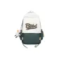 Green Backpack with White Duck Charm