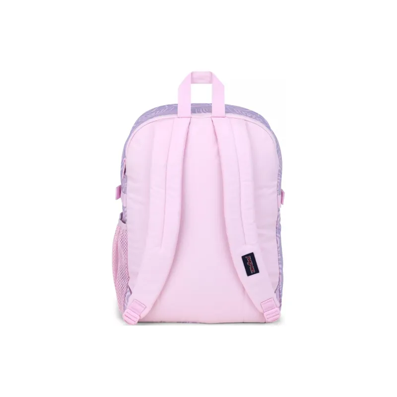 JanSport Polyester Backpack Unisex Paradise Heart Pink-5