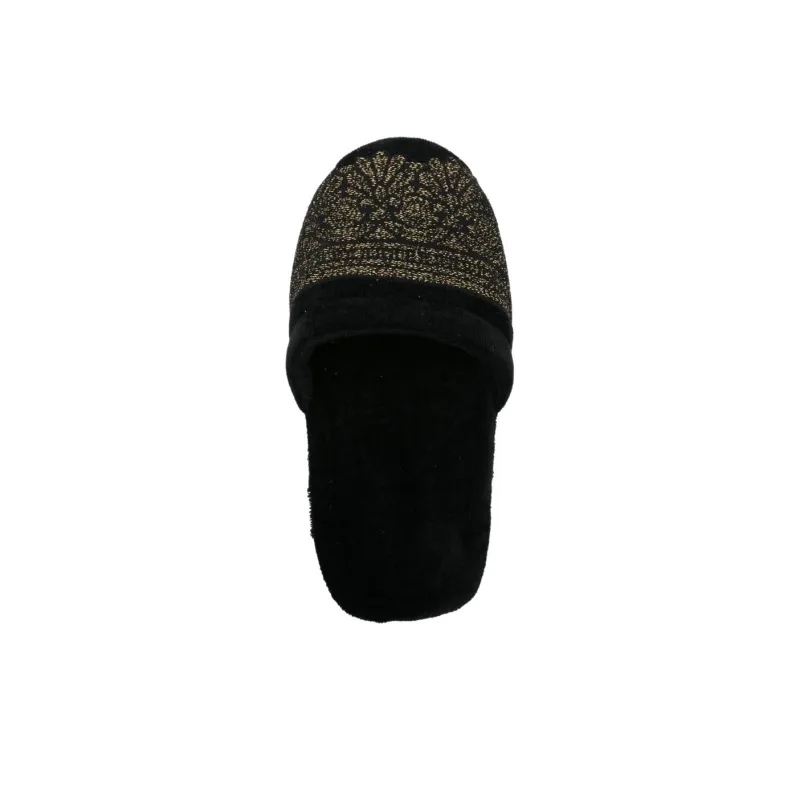 FANSIZHE Closed Toe Slippers Women's Black-3