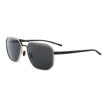 PORSCHE DESIGN Pure Titanium Nylon Square Sunglasses Men's