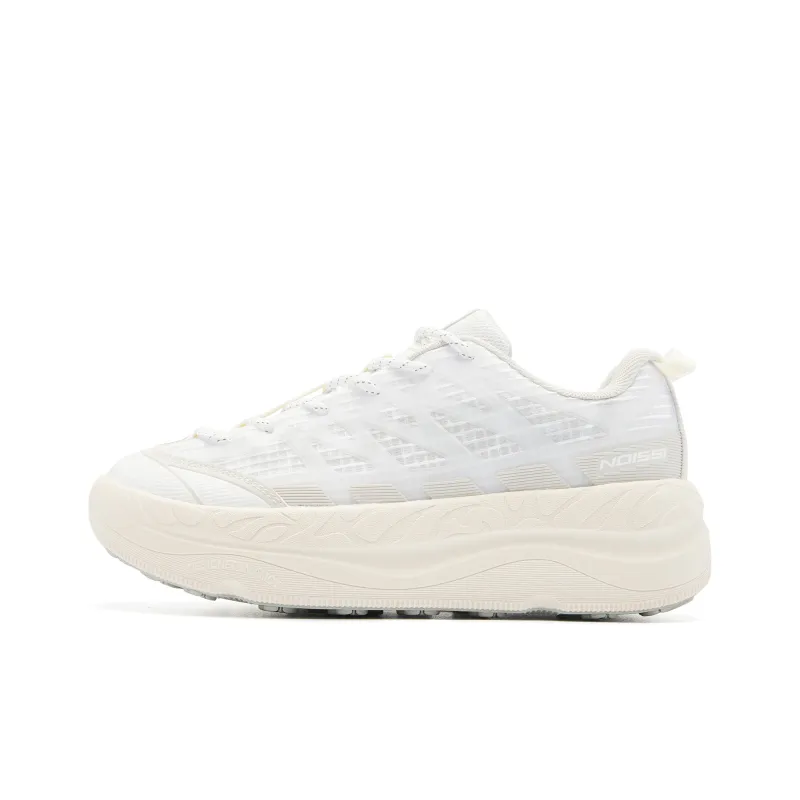 QIAODAN Wear-Resistant Lightweight Height Increasing Low-Top Casual Shoes Women's Jordan White Moon Ivory-0