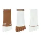 3-Pack, Ribbed Cuff Letter Y+Sole Letter+White