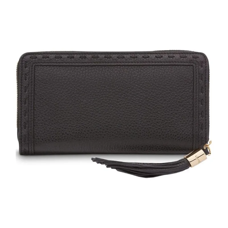 LANCEL Logo stamp Leather Wallet-1