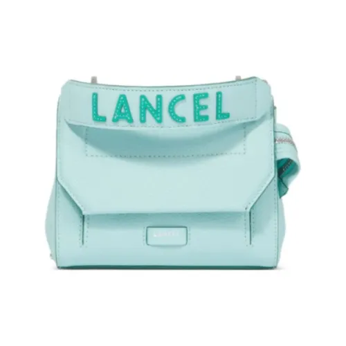 LANCEL Small Ninon De LANCEL Leather Flap Bag