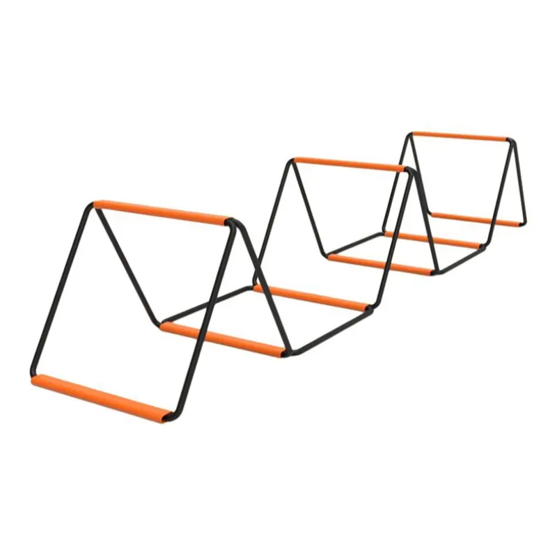 MIKING Soft Rope Ladder Black Orange Carbon Steel Woven-5