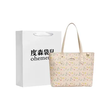 Dusen Kangaroo PU Tote Women's Pink
