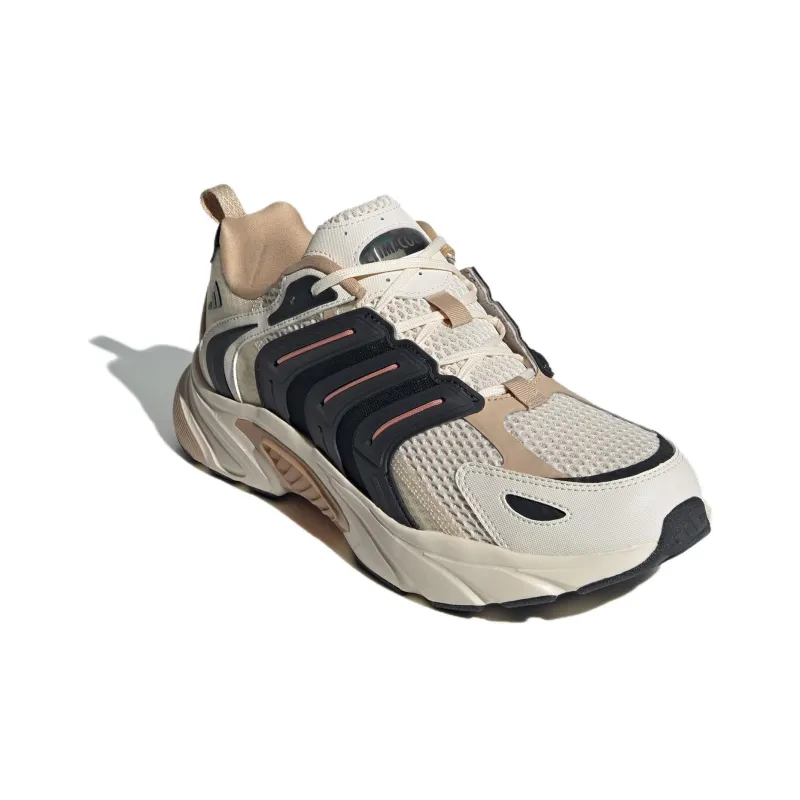 Adidas Anti Slip And Wear Resistant Breathable Low Top Casual Running Shoes Unisex Beige Black-2