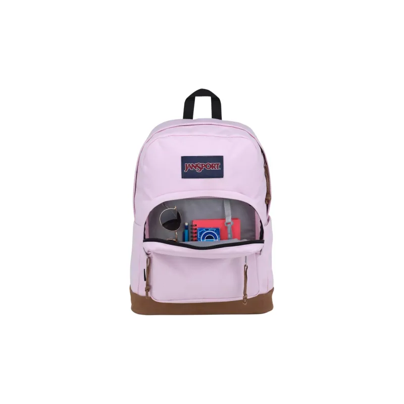 JanSport Suede Backpack Regular Pink Ice-6