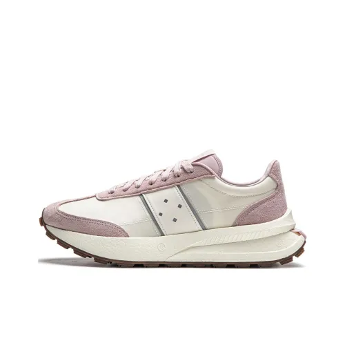 LiNing Running Shoes Unisex Low-Top Beige/Soft Sand Pink