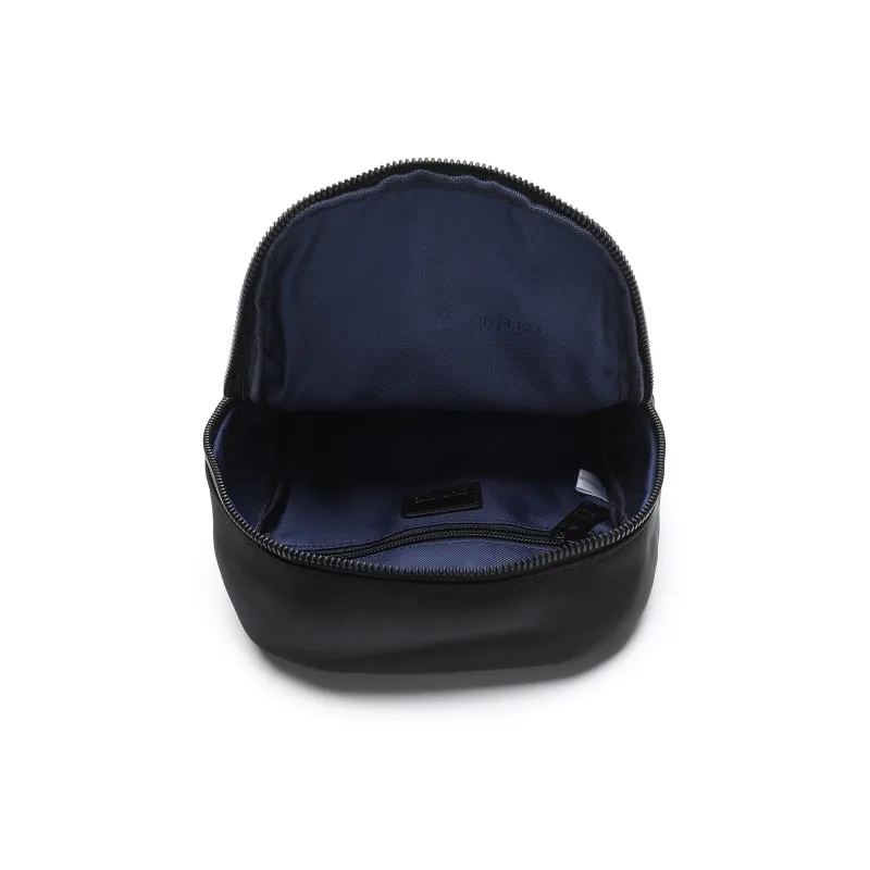 ELLE HOMME Fabric, Synthetic Leather Crossbody Small Bag Regular Men's Black-5