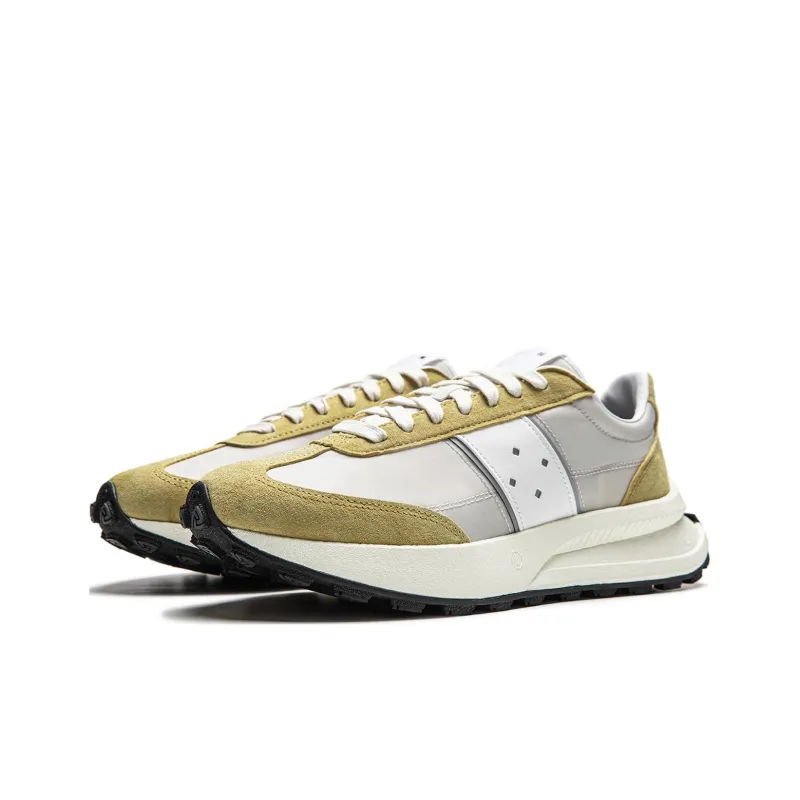 LiNing Cushioned Slip Resistant Low Top Casual Running Shoes Unisex Taupe-2